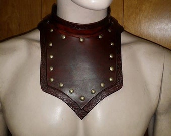 Leather Armor Gothic Gorget