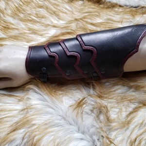 Barbarian Leather Bracers Leather Armor LARP Armor Cosplay Armor Medieval armor Viking Armor armour