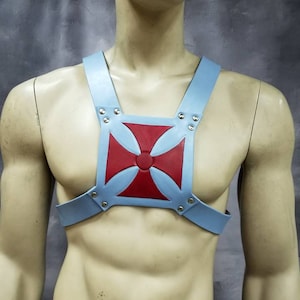 Leather Armor Custom He-Man Harness HeMan Cosplay armor LARP armor