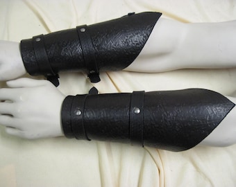 Barbarian Leather Bracers Leather Armor LARP Armor Cosplay Armor Medieval armor Viking Armor armour