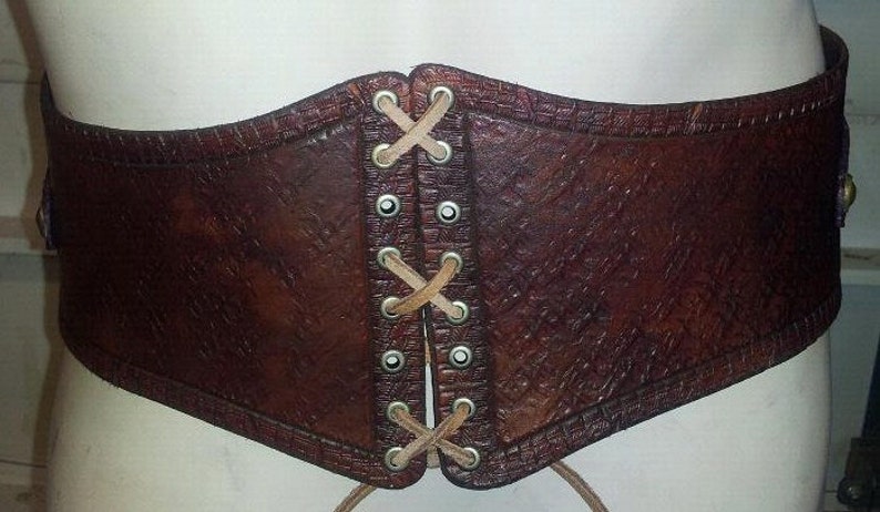 Leather Armor Spartacus Gladiator Kidney Belt image 3