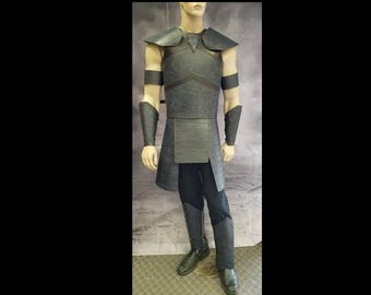 Custom Leather Night King Armor Set: Medieval LARP Cosplay Costume GoT