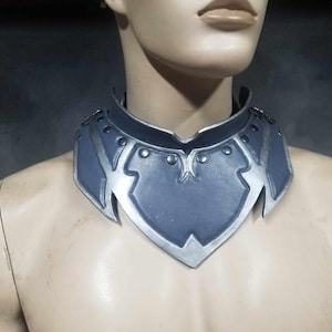Leather Armor Gorget  LARP armor Cosplay armor