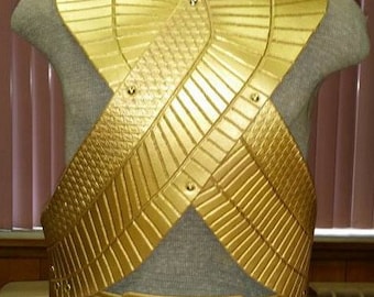 Leather Armor Egyptian Chest cuirass breastplate Cosplay armor LARP armor armour Egypt