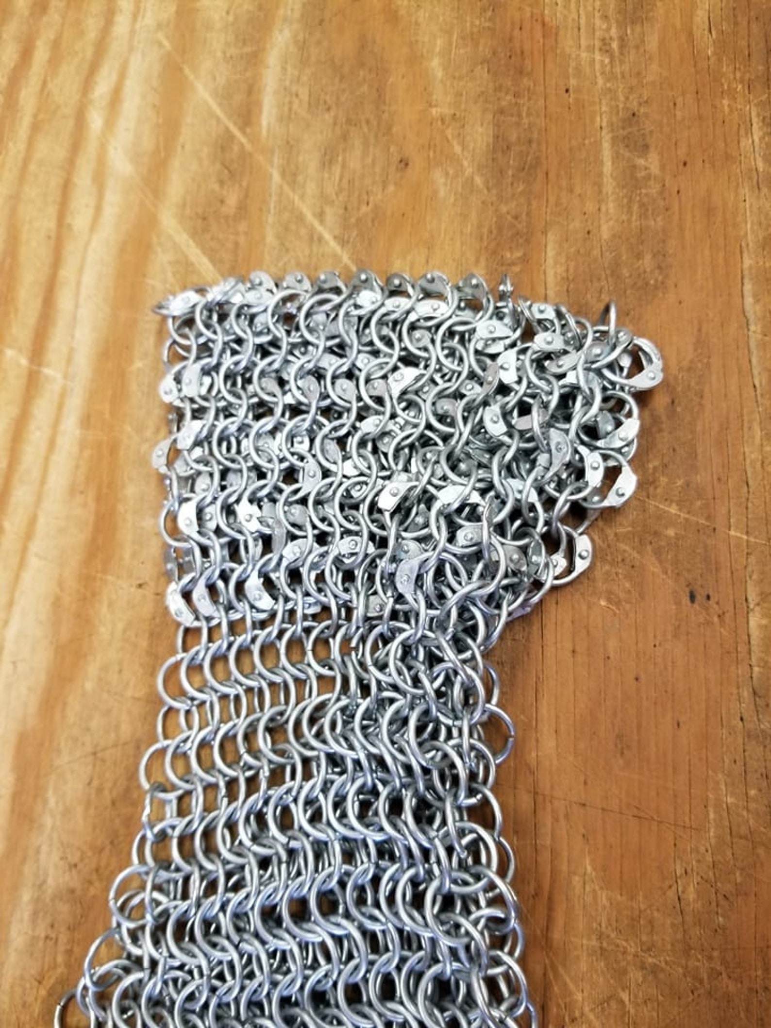 Chainmail Legs 18 Gauge Butted Rings With Riveted Belt Loops Etsy