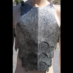Leather Armor Gothic Chest & Back Medieval cuirass breastplate Cosplay armor LARP armor Viking armor Sentinel