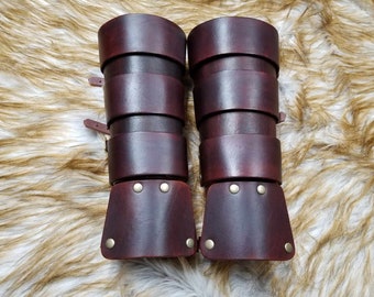 Leather Armor Hylian Gauntlets Link Gauntlets Leather Gauntlets LARP armor Zelda cosplay armor armour