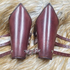Leather Armor Basic Leather Bracers leather vambrace LARP armor cosplay armor Medieval Armor armour Viking Armor Sentinel Bracers