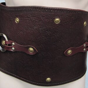 Leather Armor Spartacus Gladiator Kidney Belt image 4