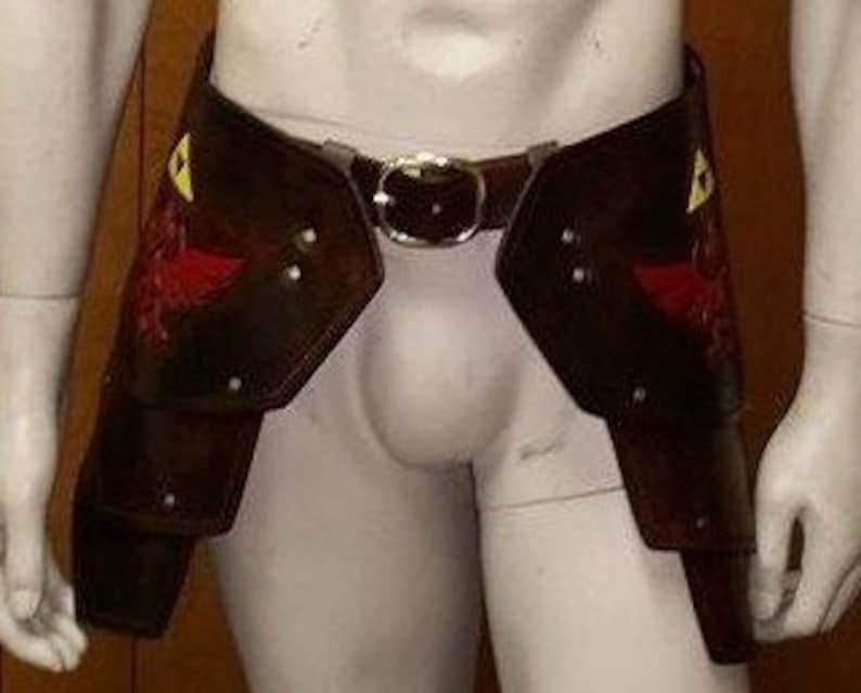 Leather Armor Belt with Tassets image 3