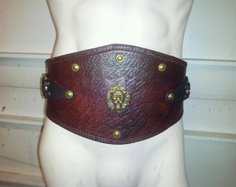 Leather Armor Spartacus Gladiator Kidney Belt