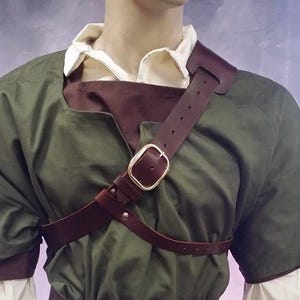 Leather Armor Twilight Princess Link Baldric LARP Link cosplay viking armor celtic armor Zelda cosplay pirate baldric
