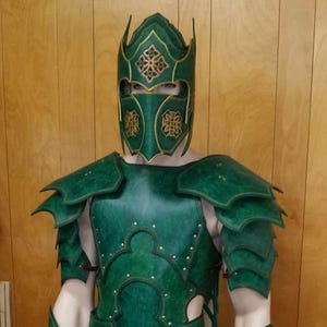 Elven Leather Armor Set Elf Armor Set Medieval LARP armor Cosplay armor Halloween costume Ren Faire Leather Armour Armor