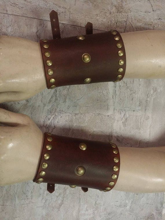 Leather online arm cuffs