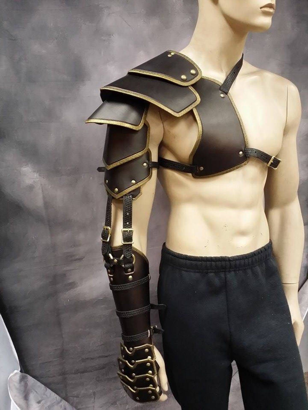 Leather Armor Full Arm Etsy Australia
