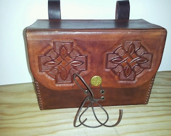 Celtic Leather Belt Pouch armor