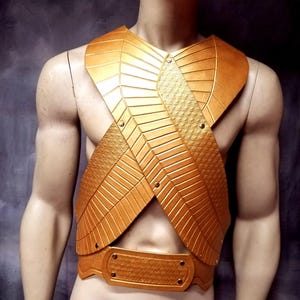 Leather Armor Egyptian Chest cuirass breastplate Cosplay armor LARP armor armour Egypt
