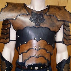 Leather Armor Gothic Full Set - Etsy