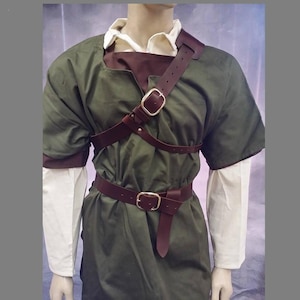 Leather Armor Twilight Princess Link belt and baldric LARP Link cosplay viking armor celtic armor Zelda cosplay pirate baldric