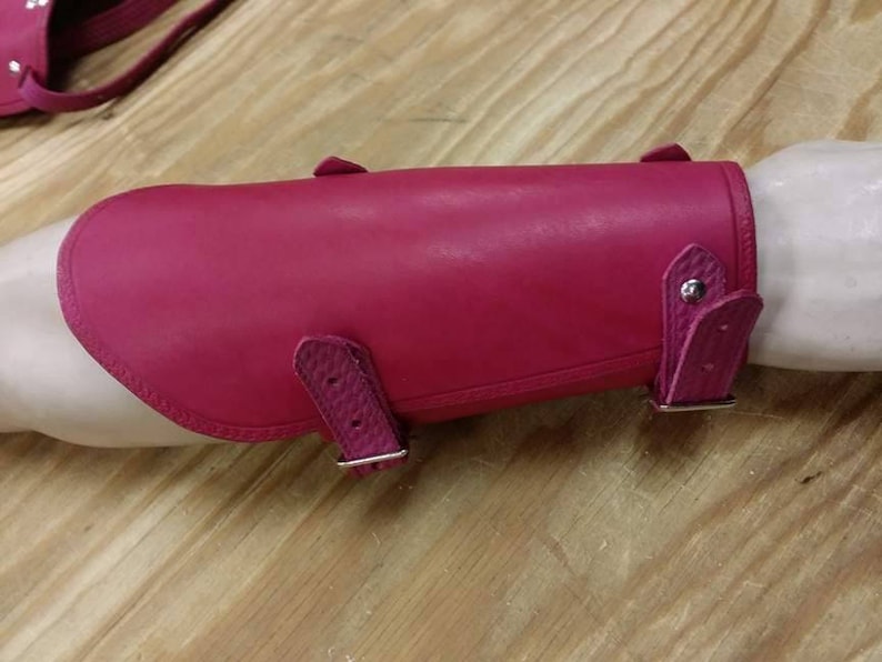 Leather Armor Full Wrap Leather Bracers cuffs