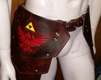 Leather Armor Belt with Tassets