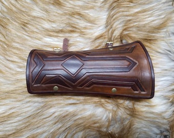 Leather Armor Breath of the Wild Link Leather Bracers LARP Armor Cosplay Armor Zelda Cosplay Link Cosplay Link Costume