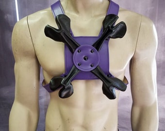 Leather Armor Custom Skeletor Harness He-Man HeMan Cosplay armor LARP armor motu