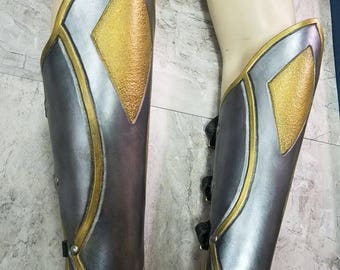 Leather Armor Juggernaut Leather Bracers leather vambrace LARP armor cosplay armor Medieval Armor armour