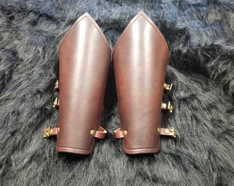 Leather Armor Basic Leather Bracers leather vambrace LARP armor cosplay armor Medieval Armor armour Viking Armor Sentinel Bracers