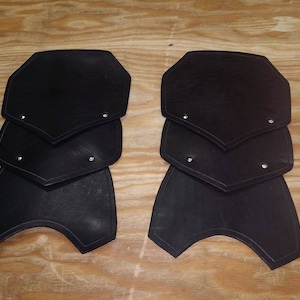 Leather Armor Harbinger Belt with Tassets LARP Armor Cosplay Armor