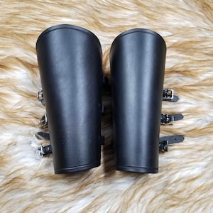 Leather Armor Basic Leather Bracers leather vambrace LARP armor cosplay armor Medieval Armor armour Viking Armor Sentinel Bracers
