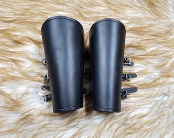 Custom Leather Bracers: Medieval, LARP, Cosplay Armor