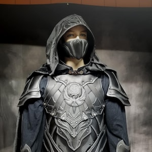 Nightingale Leather Armor Set LARP armor Medieval Cosplay armor Halloween costume Ren Faire Leather Armour Ninja armor Thief Armor