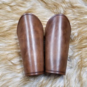 Leather Armor Basic Leather Bracers leather vambrace LARP armor cosplay armor Medieval Armor armour Viking Armor Sentinel Bracers
