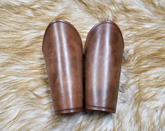 Custom Leather Bracers: Medieval, LARP, Cosplay Armor