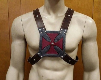 Leather Armor Custom He-Man Harness HeMan Cosplay armor LARP armor