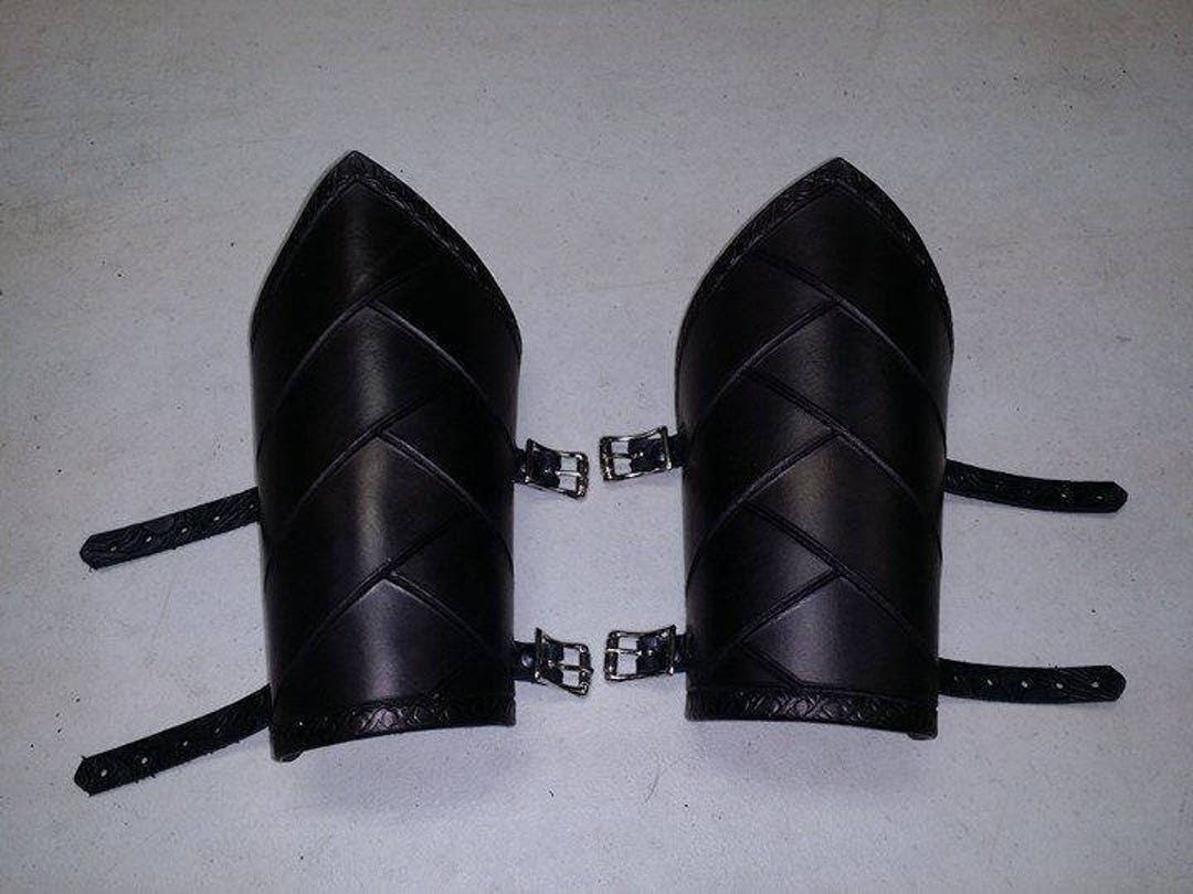Leather Armor High Elven Leather Bracers Elf Bracers LARP - Etsy