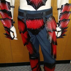 Dragon Scale Leather Armor Set: Custom Gothic LARP Cosplay Costume - Etsy