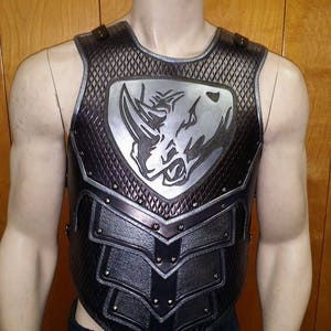 Dragon Scale Leather Armor Chest & Back: Custom Medieval Cuirass ...