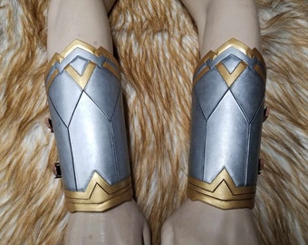 Wonder Woman Leather Cuffs Leather Armor LARP armor Wonder Woman Cosplay armor Wonder Woman costume