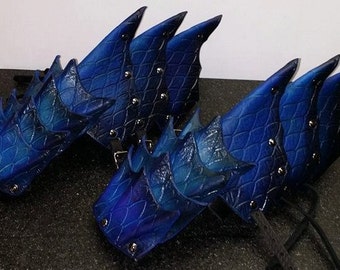 Leather Armor Dragon Scale Gauntlets