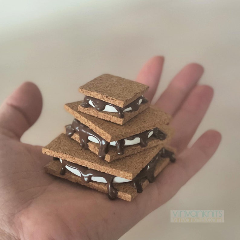 Faux Smores Faux Food Smores Smore Tiered Trays image 5
