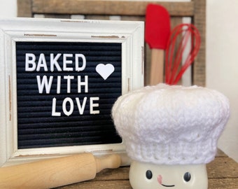 Chef Marshmallow Mug Hat  - Chef Hat  - Baking Marshmallow Mug Hats - Marshmallow Mug Hat -