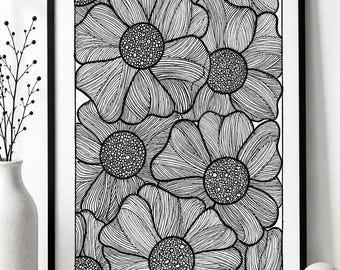 Minimalist Black & White Abstract Print Collection