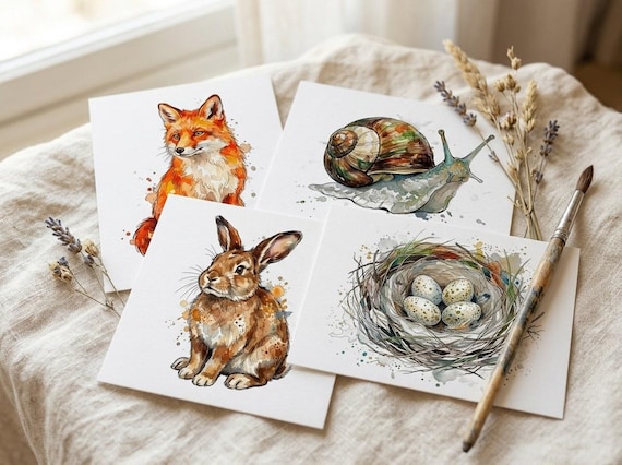 Enchanted Woodland Clipart, 30 Transparent PNG, Commercial Use, Sublimation POD, Digital Download view 5