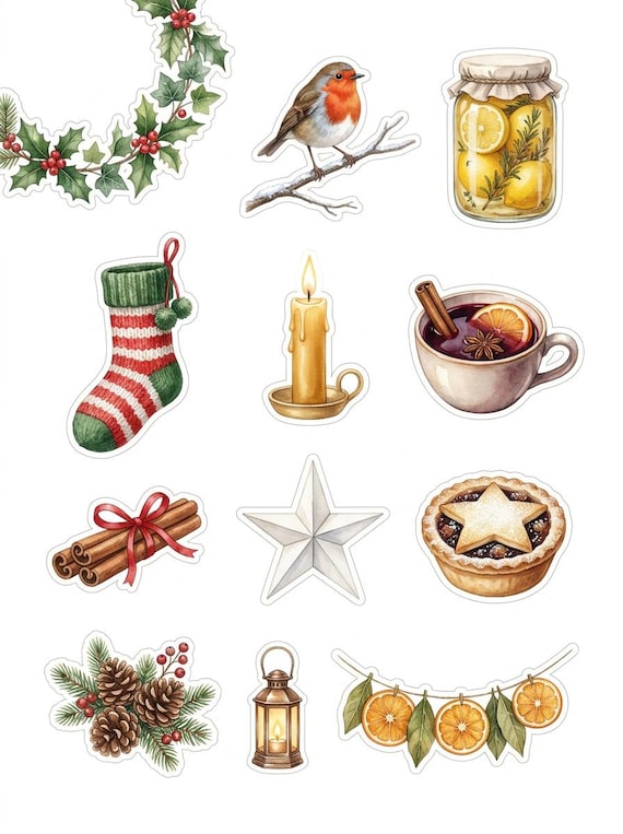 Cottage Core Fussy Cut Ephemera Sheets — 26 Printable Sheets, Junk Journal Ephemera, Cottagecore Scrapbooking, Print at Home · FC-03 view 3