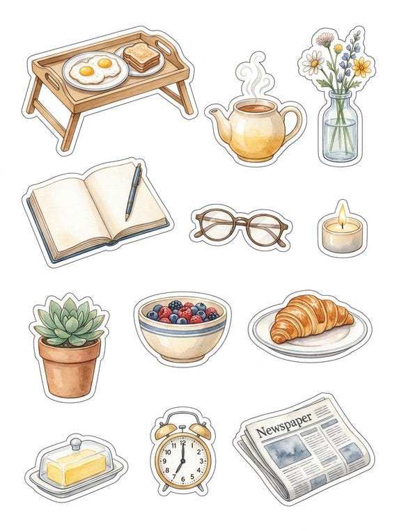 Cottage Core Fussy Cut Ephemera Sheets — 26 Printable Sheets, Junk Journal Ephemera, Cottagecore Scrapbooking, Print at Home · FC-03 view 6