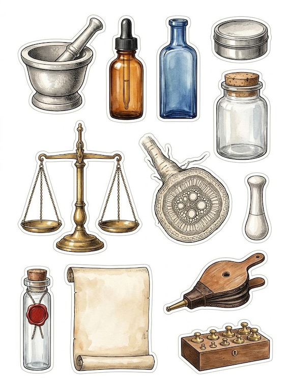 Vintage Ephemera Fussy Cut Sheets — 26 Printable Sheets, Victorian Junk Journal Ephemera, Antique Scrapbooking, Print at Home · FC-04 view 7