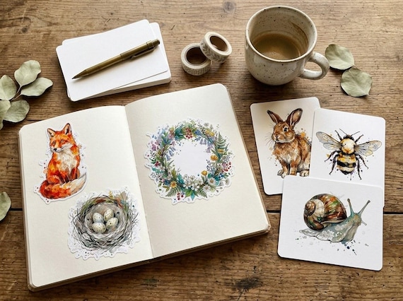Enchanted Woodland Clipart, 30 Transparent PNG, Commercial Use, Sublimation POD, Digital Download view 6