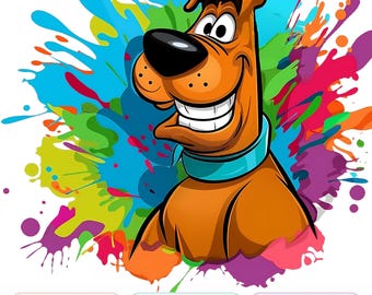 Cartoon Character Png, Animated Series Png, Digital Design File for Sublimation, Cute Dog Art, High Resolution Instant Digital Png Download